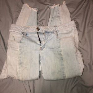 cropped jeans